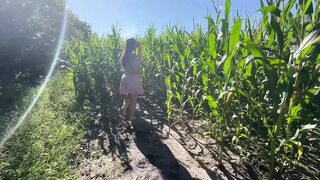 Unallowed Anal Adventure in a Cornfield - Too Sweet to Stay Good!